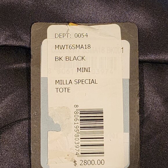 Brand New!! MCM: Mini Embellished “Milla” Special Black bag - Picture 6 of 13